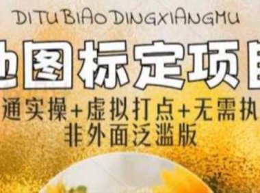 (4915)月入过万的地图标注项目教程,不需要营业执照+新手小白可做