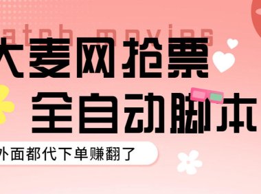 (4951)大麦演唱会·全自动定时抢票脚本,外面卖100+