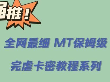 (5036)软件去卡密:0基础从0-1保姆级MT去卡密教程视频