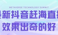 （5242）最新抖音+快手赶海无人直播流量庞大，效果出奇的好（教程+素材）
