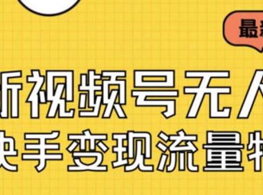 （5152）最新视频号无人直播转快手变现美女玩法日入500+【教程+素材】