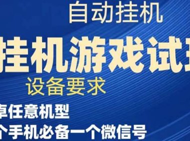 (5309)游戏试玩挂机,实测单机稳定50+