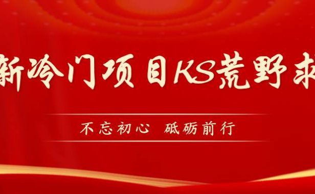 （5238）KS荒野求生玩法比较冷门好做（教程详细+带素材）