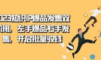 （5375）2023知识IP-爆品发售双 阶班，左手爆品右手发售，开启批量收钱