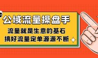 （5383）公域流量-操盘手，流量就是生意的基石，搞好流量定单源源不断