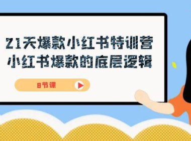 (5409)21天-爆款小红书特训营,小红书爆款的底层逻辑(8节课)