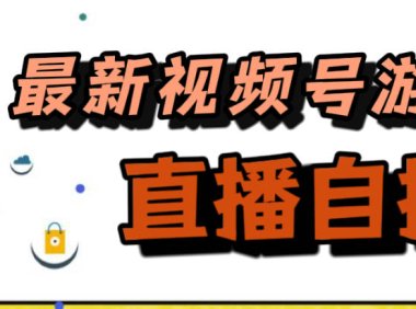 (5412)新玩法!视频号游戏拉新自撸玩法,单机50+