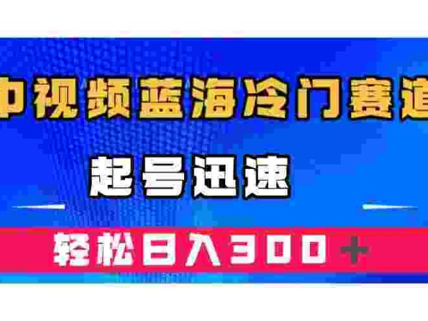 （5390）中视频蓝海冷门赛道，韩国视频奇闻解说，起号迅速，日入300＋