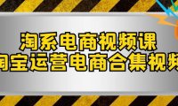 (5550)淘系-电商视频课,淘宝运营电商合集视频(33节课)
