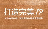(5679)打造完美IP:从小白到女神,建立专属你的金字塔招牌(15节课)