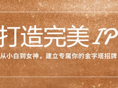 (5679)打造完美IP:从小白到女神,建立专属你的金字塔招牌(15节课)
