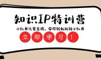 (5773)知识IP特训营 :小红书-流量变现,带你轻松玩转小红书(23节视频课)
