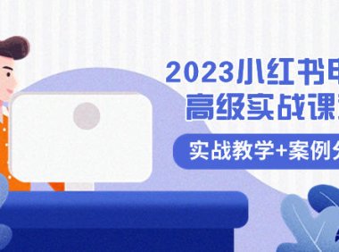 (5848)2023小红书-电商高级实战课程,实战教学+案例分析(38节课)