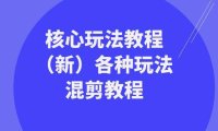 （5895）暴富·团队-核心玩法教程（新）各种玩法混剪教程（69节课）