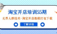 (6061)淘宝开店培训55期:无界人群技术-淘宝开店教程打包下载
