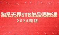 (6111)淘系 无界STB单品爆款课(2024)付费带动免费的核心逻辑,万相台无界关键词推广/精准人群的核心