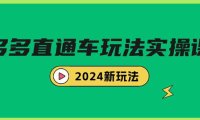 (6149)多多直通车玩法实战课,2024新玩法(7节课)