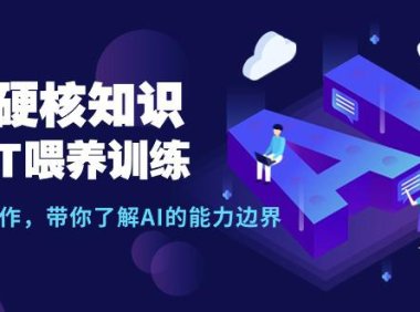 (6158)AI硬核知识-GPT喂养训练,自动化工作,带你了解AI的能力边界(10节课)