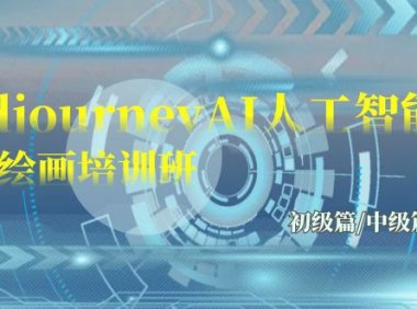 (6189)Midjourney-AI人工智能 文本绘画培训班:初级篇/中级篇/高级篇(17节)
