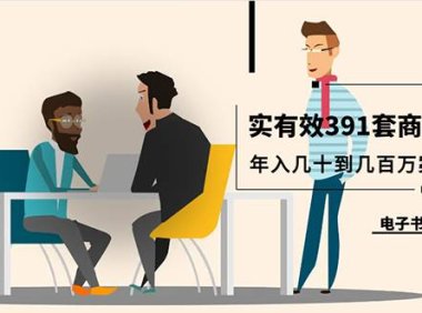 (6209)真实有效391套商业模式,年入几十到几百万案例解析(电子书+视频+图文)