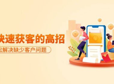（6218）分享36个快速获客的高招：轻松解决缺少客户问题，有效才是硬道理