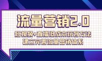 （6356）流量-营销2.0：短视频+直播低成本获客方法，建立完善流量营销体系（72节）