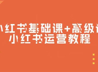 （6239）小红书基础课+高级课-小红书运营教程（53节视频课）
