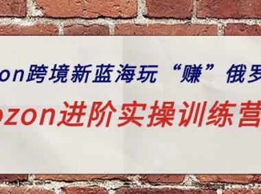 (6261)ozon跨境新蓝海玩“赚”俄罗斯,ozon进阶实操训练营