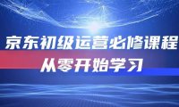 (6391)京东初级运营必修课程,从零开始学习(49节课)