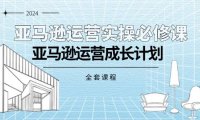 （6448）亚马逊运营实操必修课，亚马逊运营成长计划（全套课程）