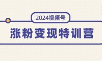 （6465）2024视频号-涨粉变现特训营：一站式打造稳定视频号涨粉变现模式（10节）