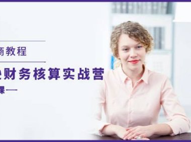 （6455）跨境电商教程：亚马逊-财务核算实战营（28节课）