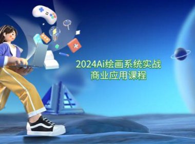 （6482）2024 Ai绘画系统实战商业应用课程，从零基础到精通系统教学（57节）