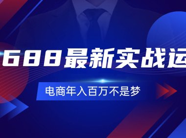 (6492)1688最新实战运营 0基础学会1688实战运营,电商年入百万不是梦-131节